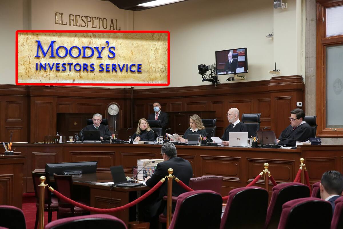 La calificadora Moody's ajustó a negativa la perspectiva de México debido a riesgos fiscales y estructurales, como el creciente déficit y la presión sobre la deuda pública, que podría alcanzar el 50 % del PIB en 2028.