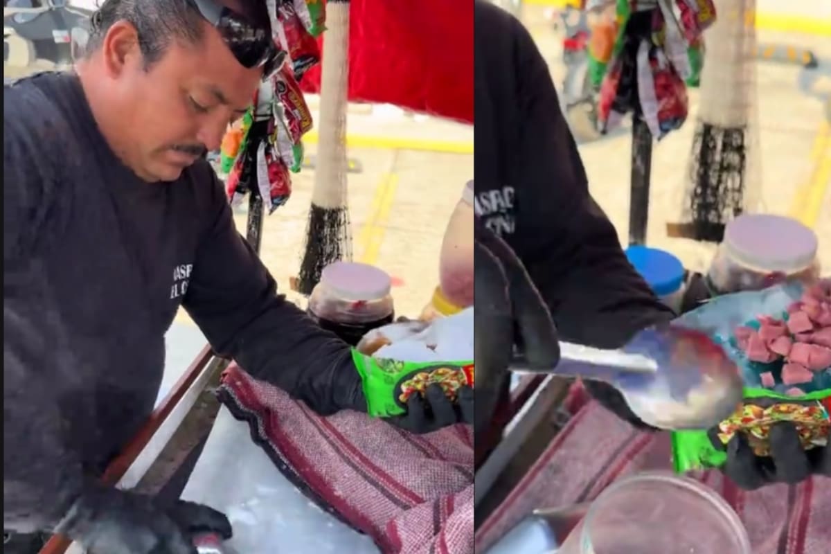 Tostitos con raspado dentro: La nueva moda culinaria de Nayarit que ha dejado impactado a México