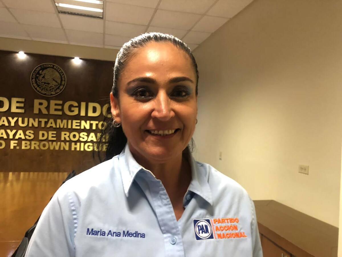 María Ana Medina Pérez, regidora y presidenta de la Comisión de Salud.