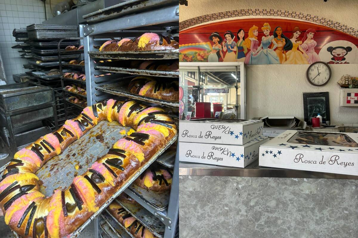 La venta de rosca de reyes sigue siendo una tradición familiar.