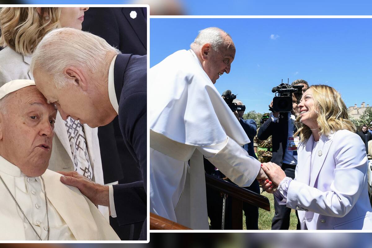 Papa Francisco se reúne con líderes del G7 y los insta a priorizar la dignidad humana en el desarrollo de la IA