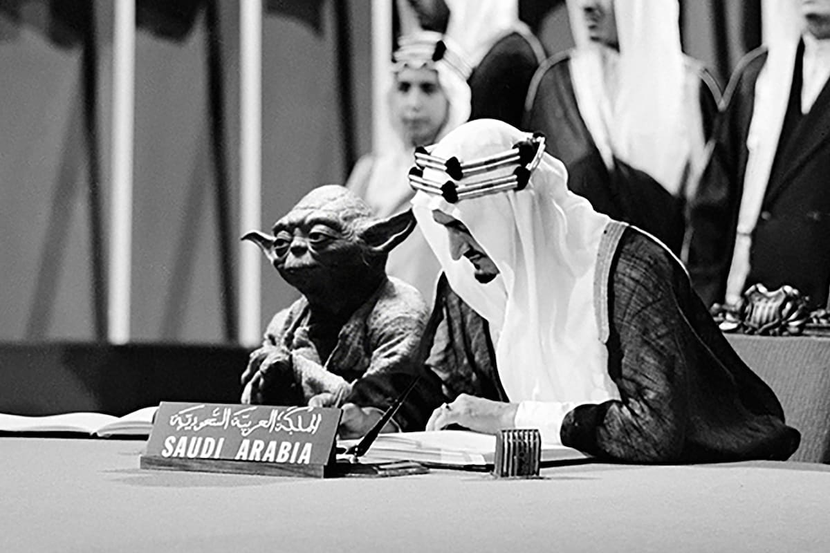 ¿El maestro Yoda en un libro de historia? Por esta razón apareció en Arabia Saudita