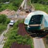 Ejidatarios detuvieron obras del Tren Maya en la Sierra Papacal acusando falta de indemnización e irregularidades en la entrega de las tierras