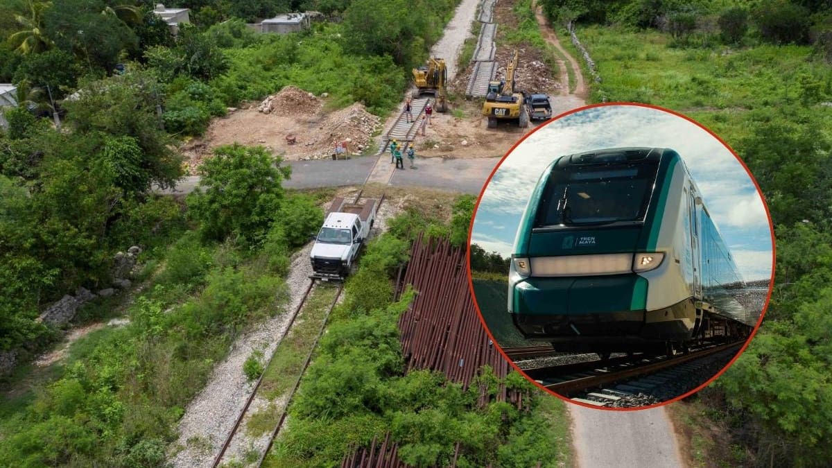 Ejidatarios detuvieron obras del Tren Maya en la Sierra Papacal acusando falta de indemnización e irregularidades en la entrega de las tierras