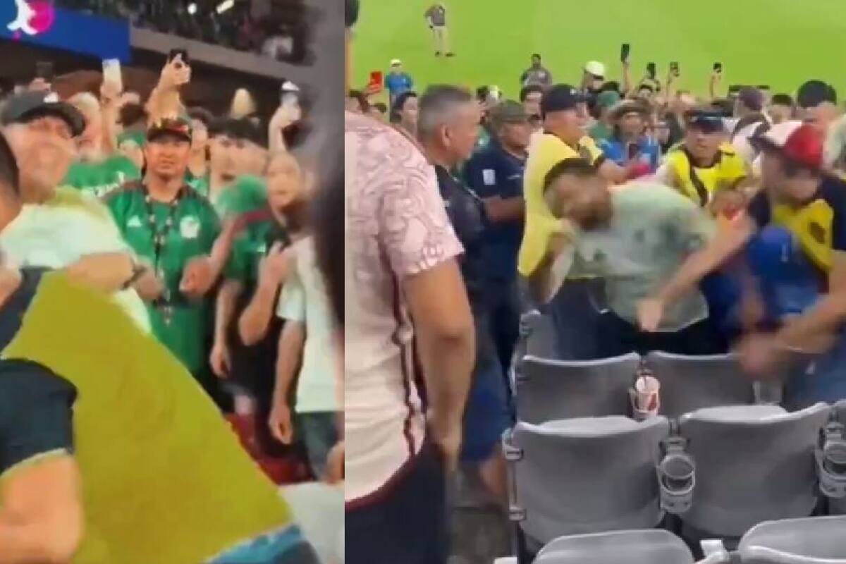 VIDEO: Aficionado mexicano es noqueado dos veces en peleas con ecuatorianos