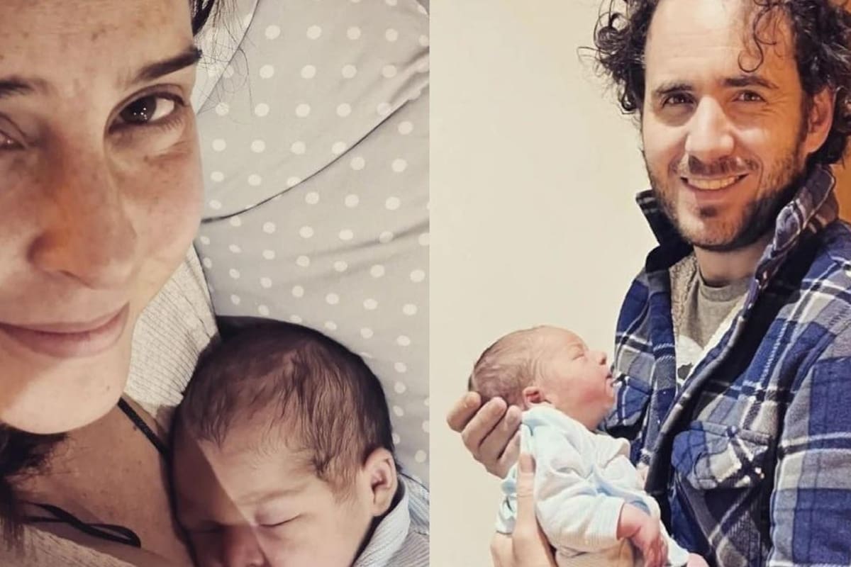 Pareja de Irán Castillo revela rostro del hijo recién nacido de ambos