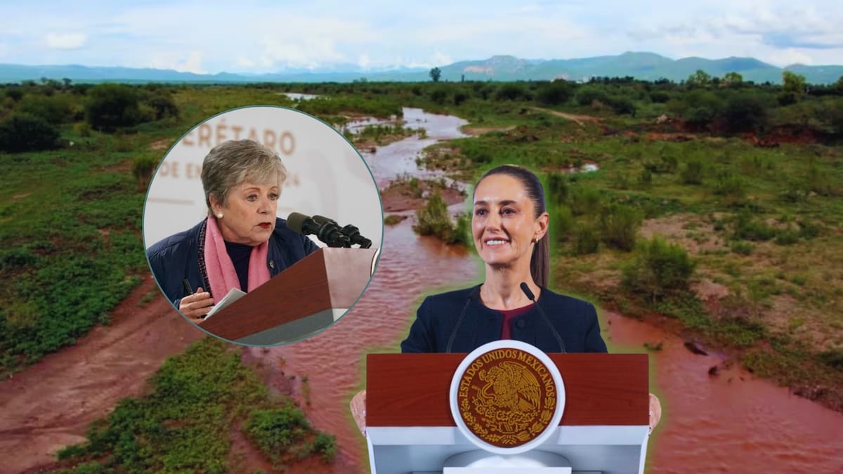 La secretaria del Medio Ambiente, Alicia Bárcena, informó que la última reunión con las comunidades se realizó el 20 de mayo en Hermosillo, con la participación del gobernador Alfonso Durazo. Foto: Especial