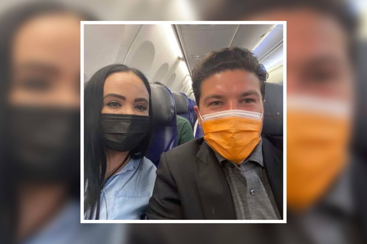 Critican a Samuel García por publicar foto con esposa de narcotraficante