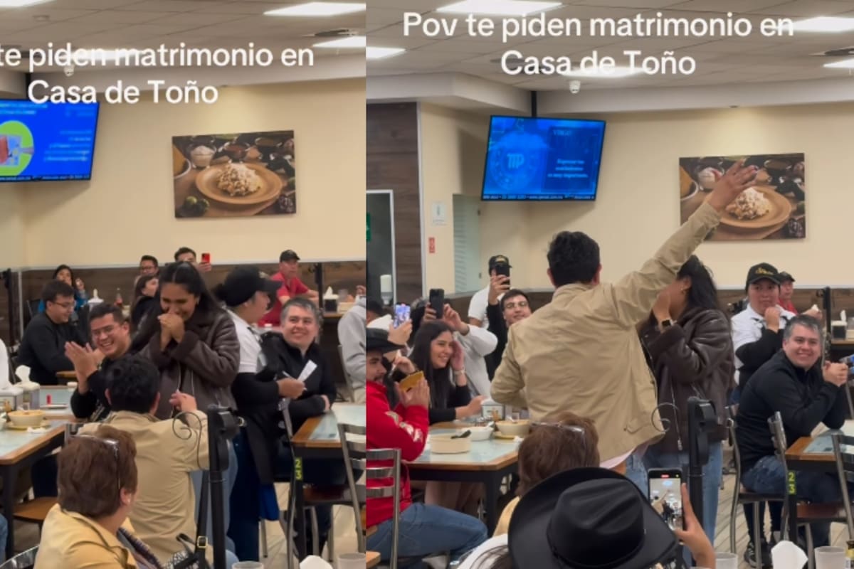 Le pide matrimonio en la Casa de Toño… y el público corea “Adiós amor”