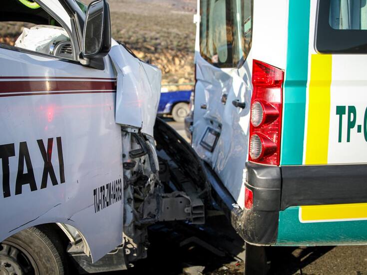 Choque de calafias deja 22 lesionados en bulevar Alberto Limón Padilla