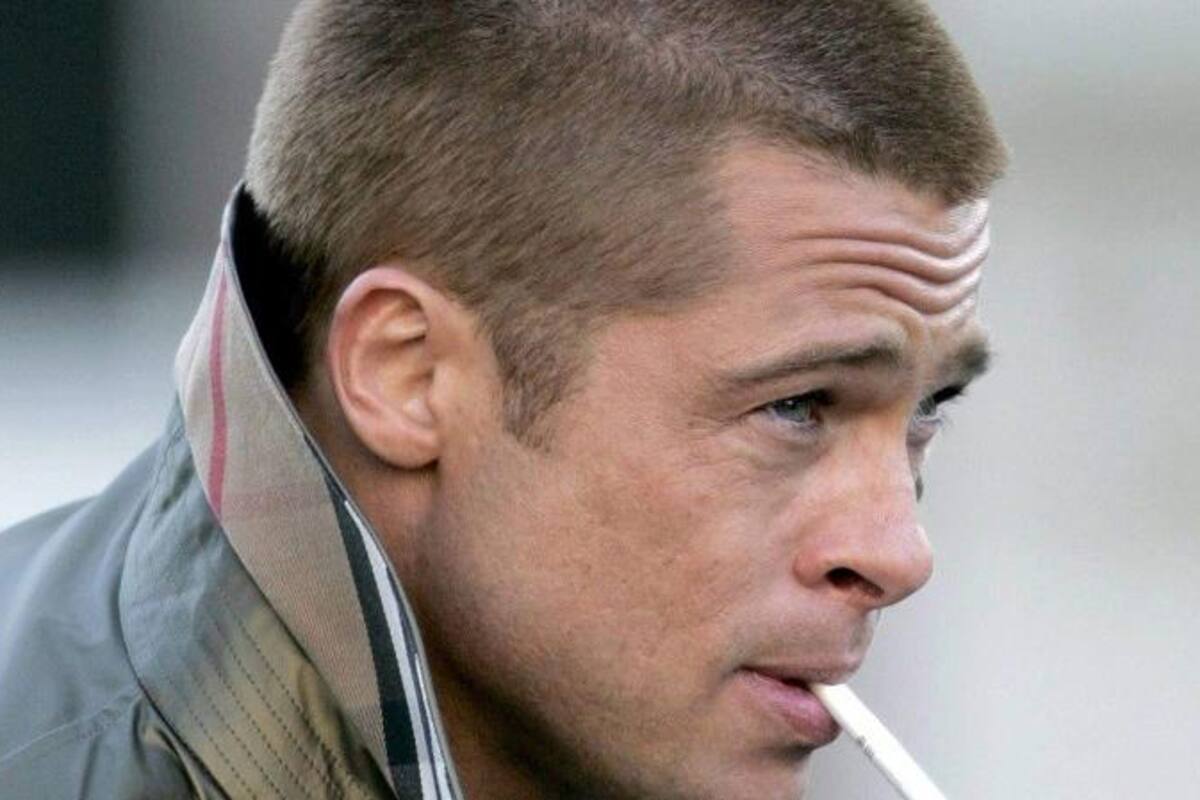 Brad Pitt enloquece a sus hijos con hábito de fumar