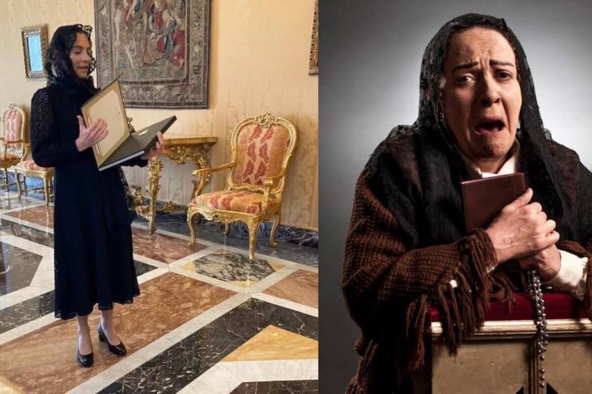 "Chabelita": Comparan a Gutiérrez Müller con personaje, tras visita a Papa Francisco