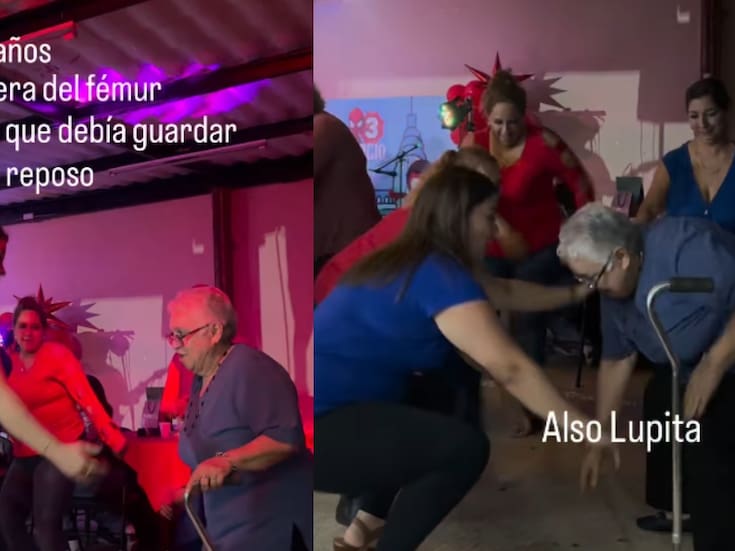“Trae refracciones nuevas, ni modo de no estrenarlas”: Adulta mayor se vuelve viral al bailar con alegría tras una cirugía reciente