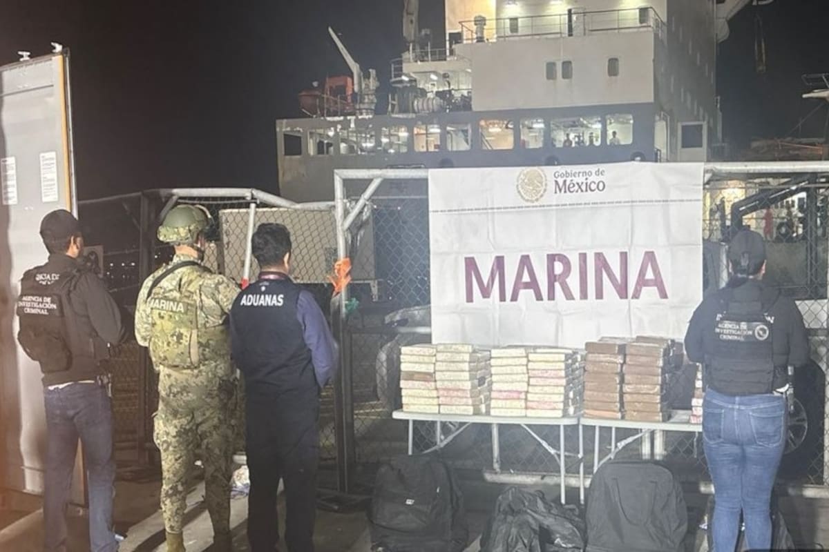 Aseguran 188 paquetes con cocaína en el puerto de Ensenada