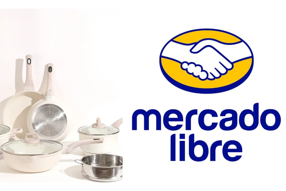 Oferta en Mercado Libre: batería de ollas y sartenes de 10 piezas con 59% de descuento