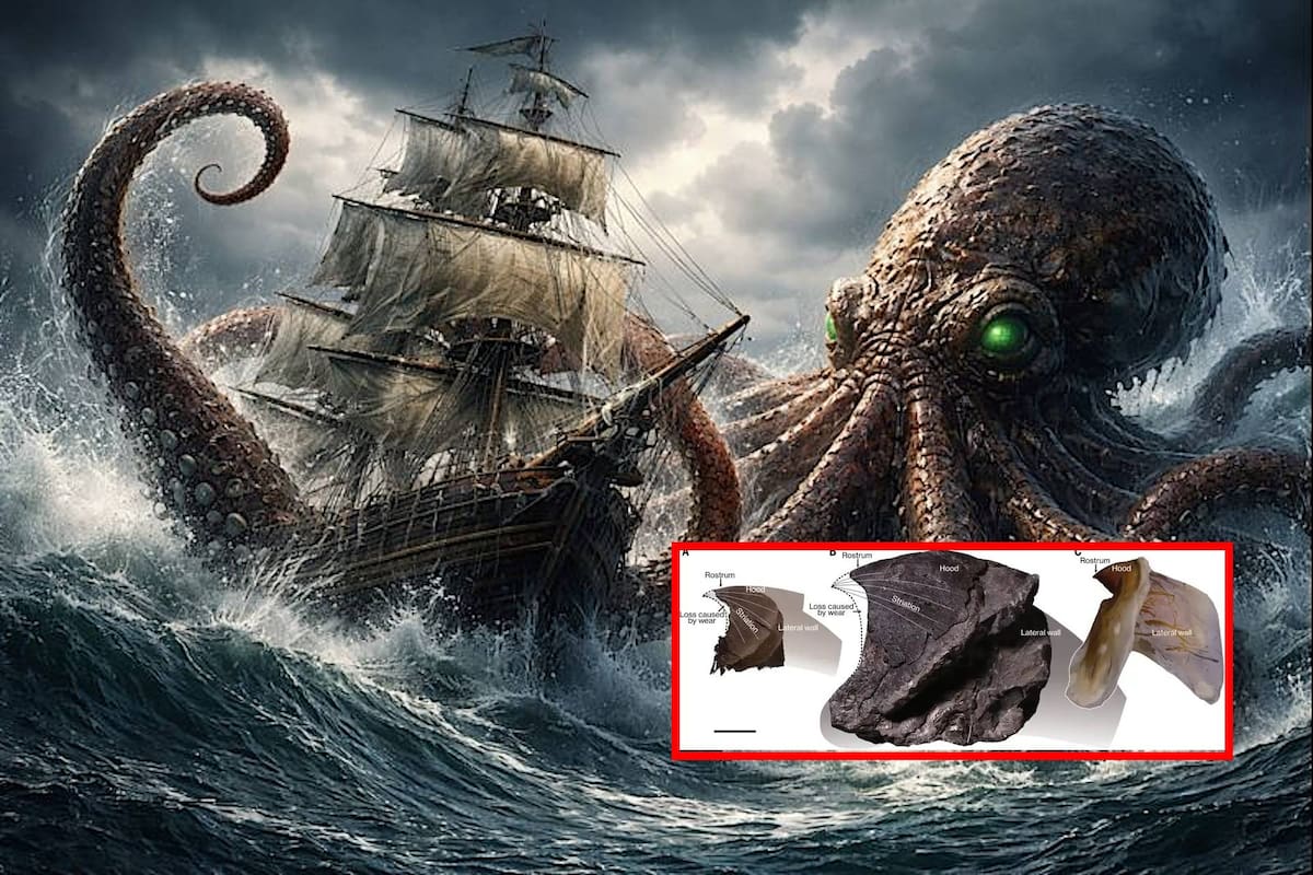 ¿El Kraken sí existió? Investigadores científicos encuentran fósiles gigantes de pulpo en Japón