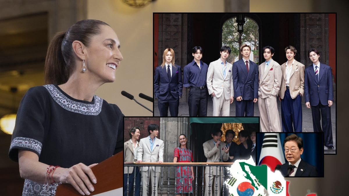 De una carta diplomática enviada por Claudia Sheinbaum a Corea del Sur al histórico saludo desde Palacio Nacional: cómo la visita de BTS terminó convirtiéndose en un asunto de Estado en México