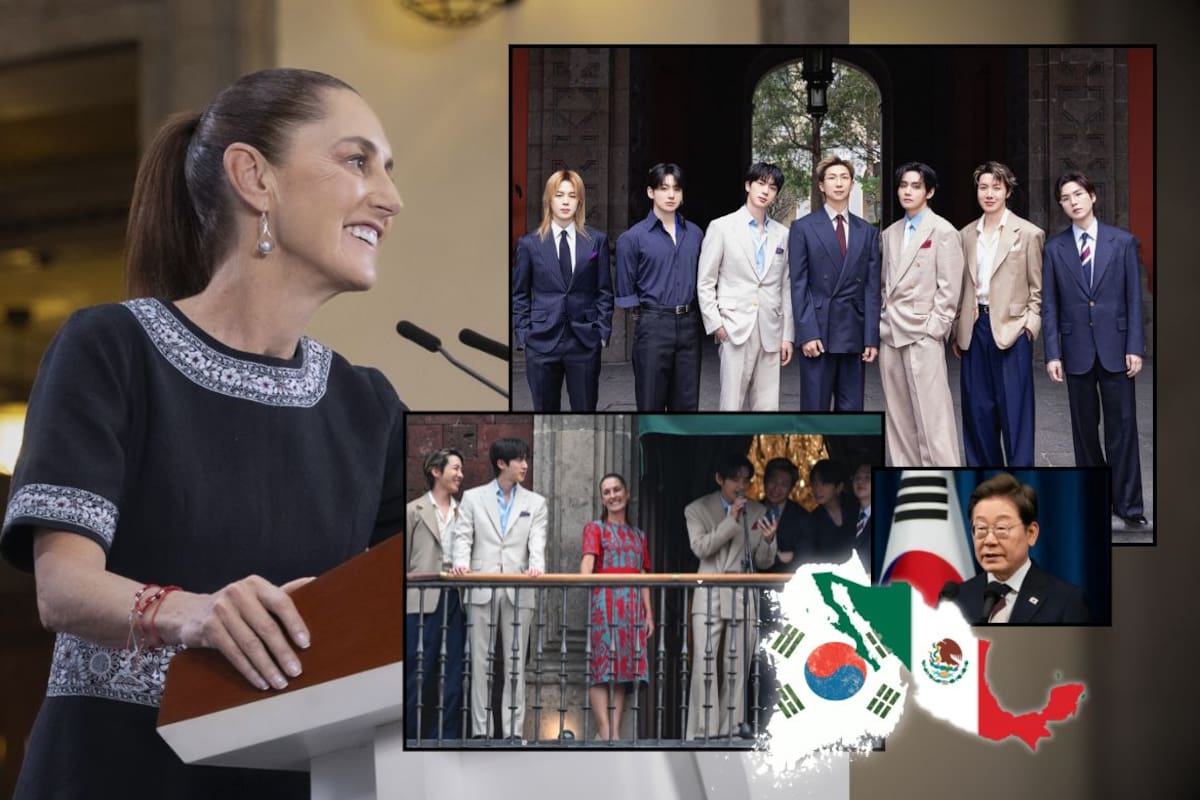 De una carta diplomática enviada por Claudia Sheinbaum a Corea del Sur al histórico saludo desde Palacio Nacional: cómo la visita de BTS terminó convirtiéndose en un asunto de Estado en México