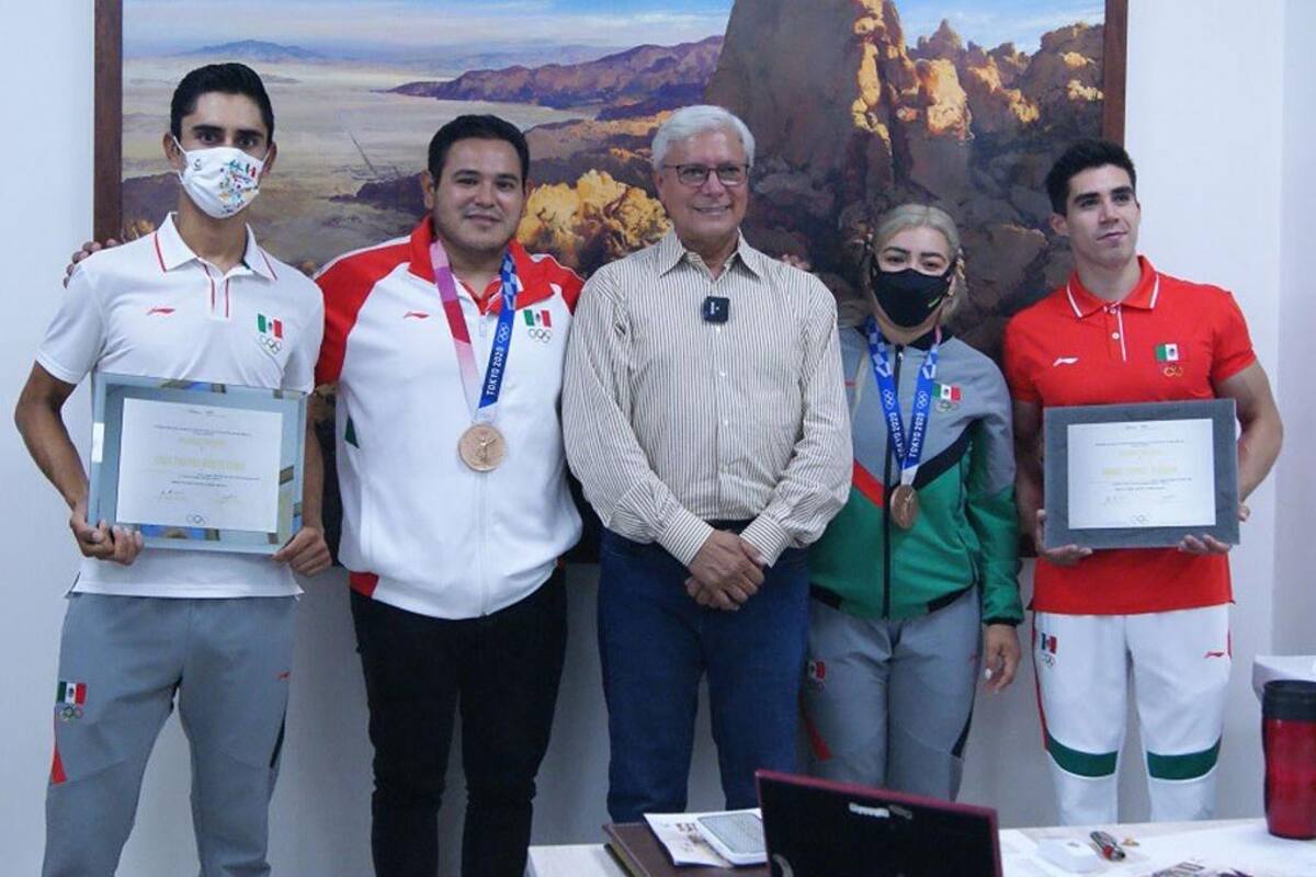 Reconoce Bonilla a olímpicos de Baja California