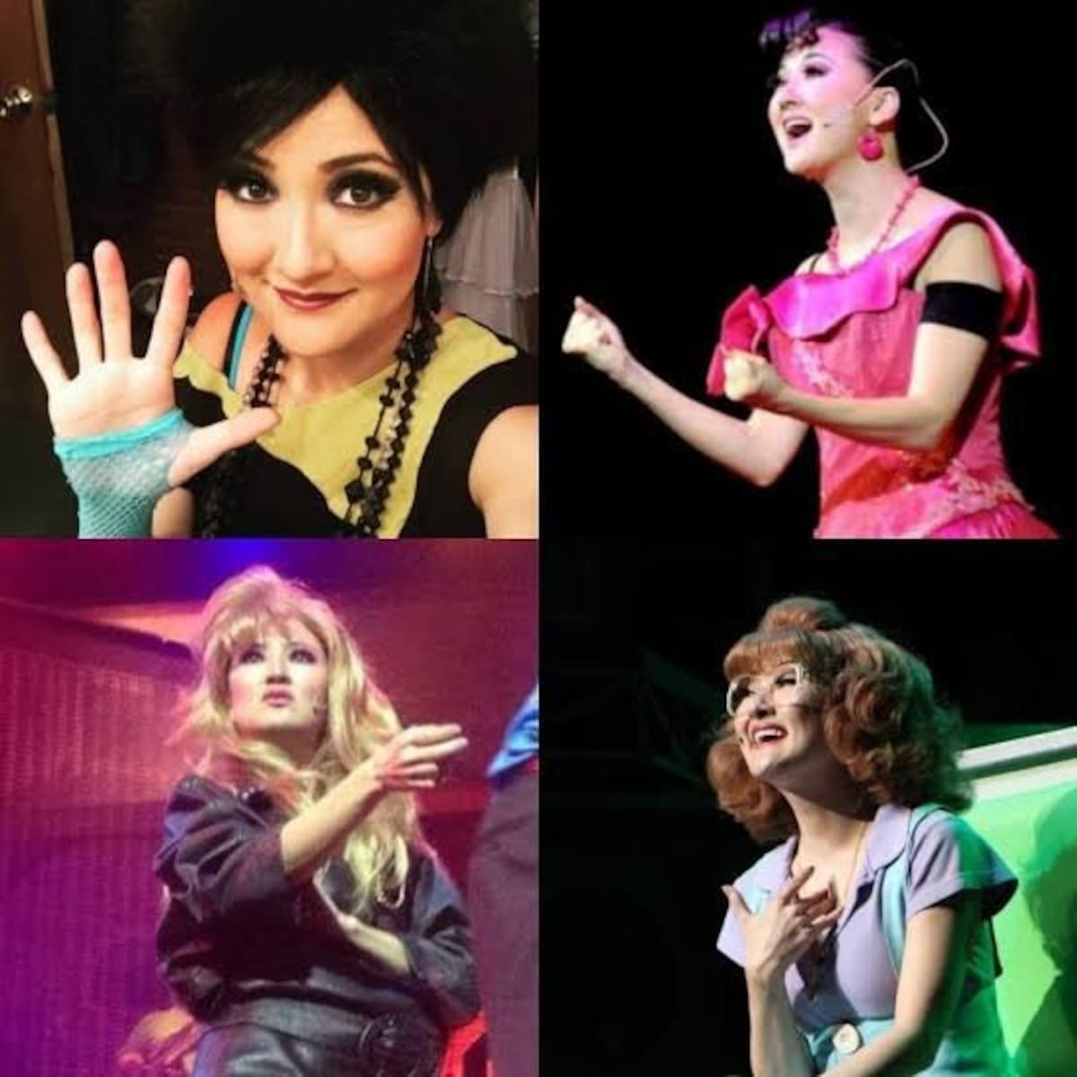 Hiromi Hayakawa interpretó a las cuatro protagonistas / Facebook: La Chismeria