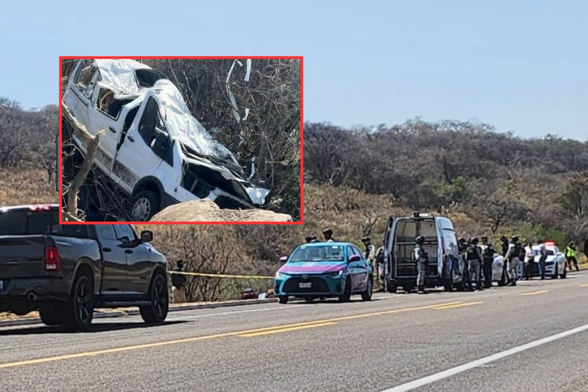 Seis estudiantes de la Universidad de Guanajuato mueren en accidente en carretera Salamanca-Morelia