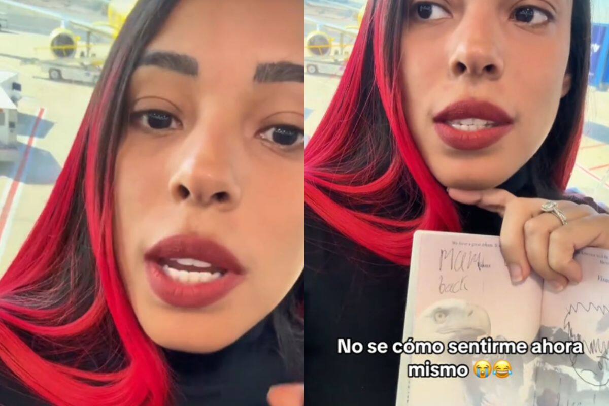 “No sé cómo sentirme”: El hijo de esta mujer le rayó todo el pasaporte y ahora no la dejan abordar el avión