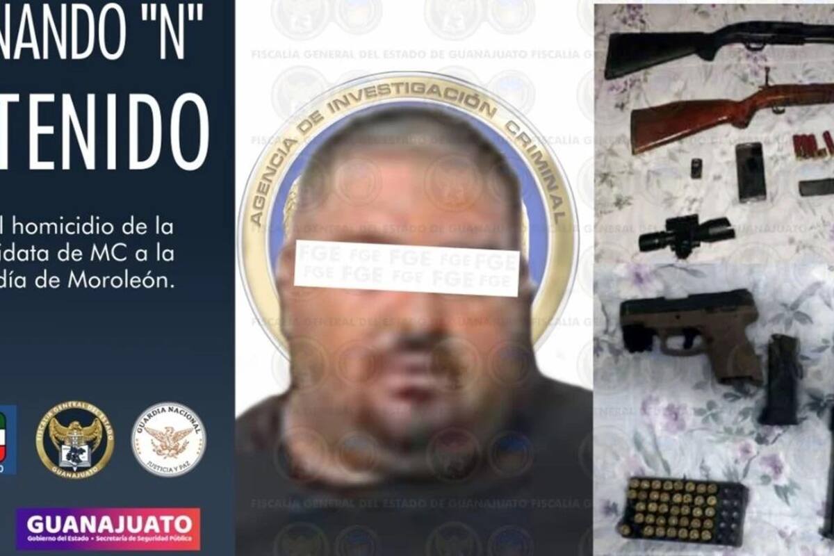 Cae presunto asesino de Alma Barragán, candidata de MC a la alcaldía de Moroleón