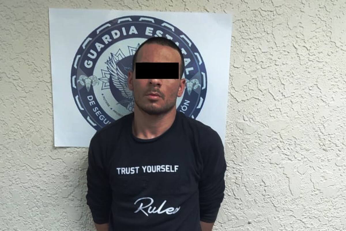 Detiene FGE a un hombre en posesión de un arma de fuego