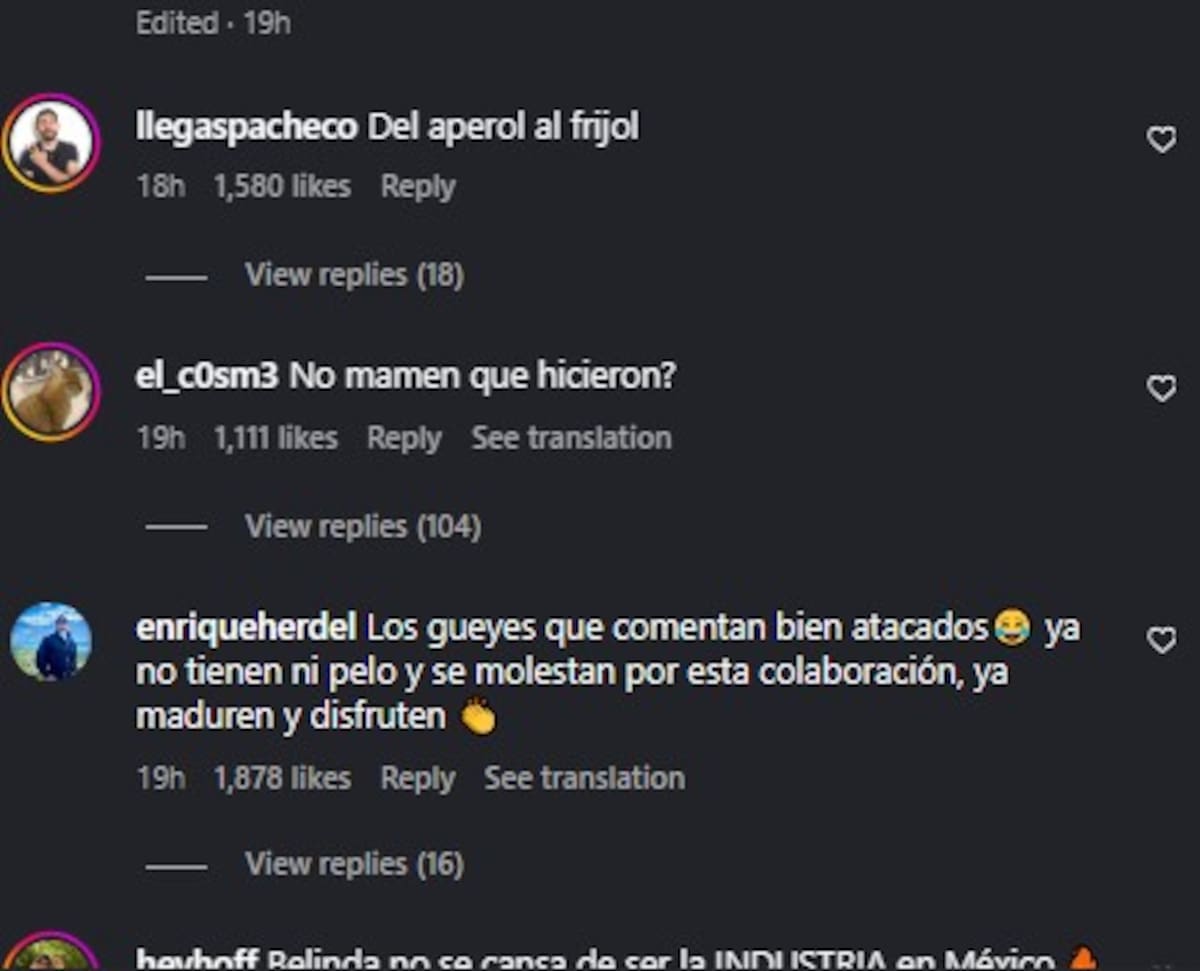 El anunció causó reacciones mixtas / Instagram @belindapop