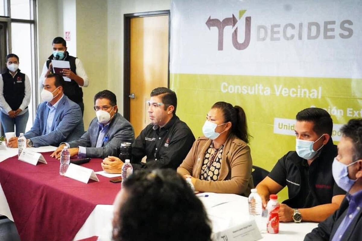 Supervisa Armando Ayala Robles resultados de Consulta Vecinal "Tú Decides"