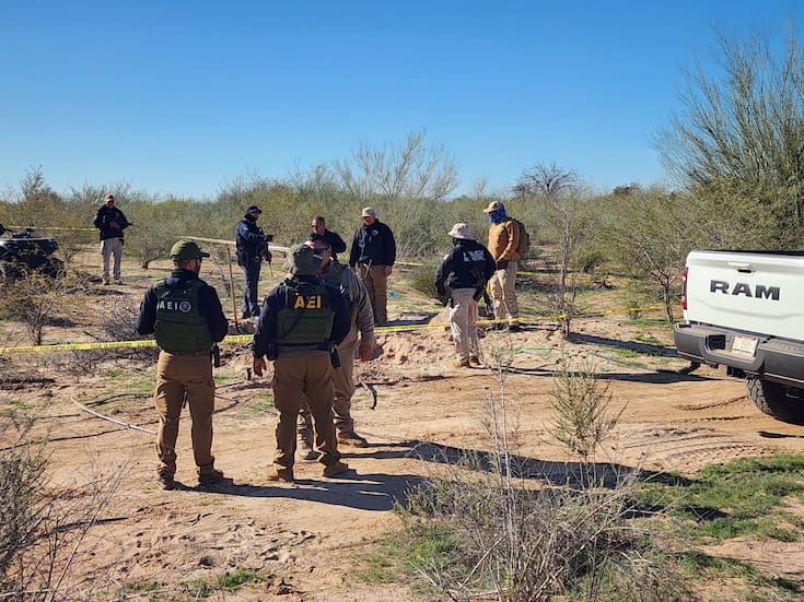 Sigue FGE con procesamiento de fosas en la Miguel Alemán en la zona norte del Valle en Mexicali