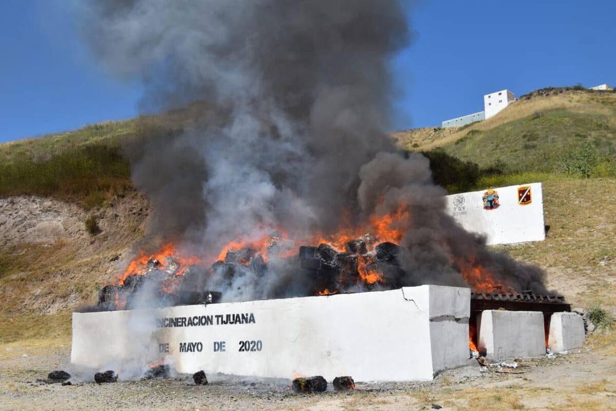Incineran más de 9 toneladas de droga decomisadas en dos meses