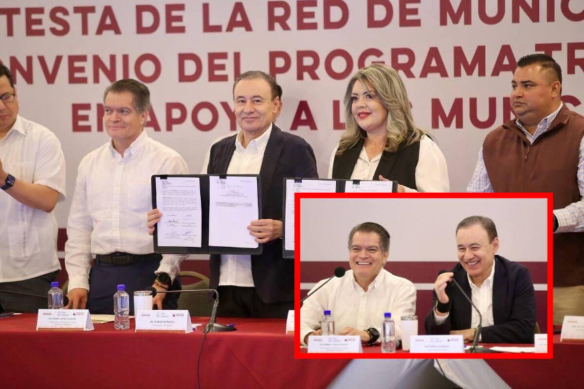 Alfonso Durazo firma convenio con alcaldes para fortalecer el desarrollo en Sonora