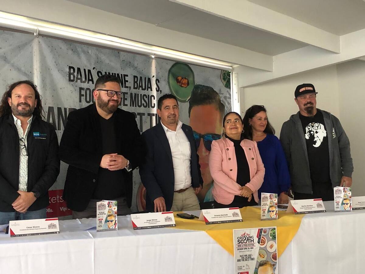Organizan Crossing South Wine & Food Festival en Rosarito