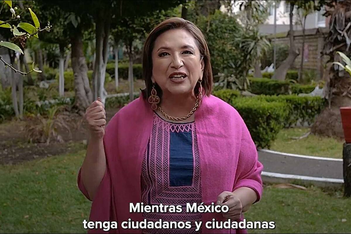 Xóchitl Gálvez celebra con video éxito de la “Marcha por la Democracia” este domingo