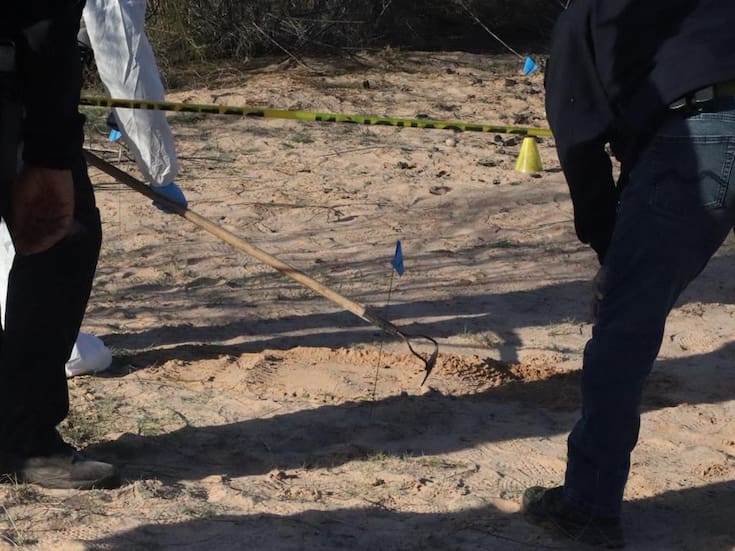 Encuentran restos humanos en fosas en la zona norte del Valle de Mexicali