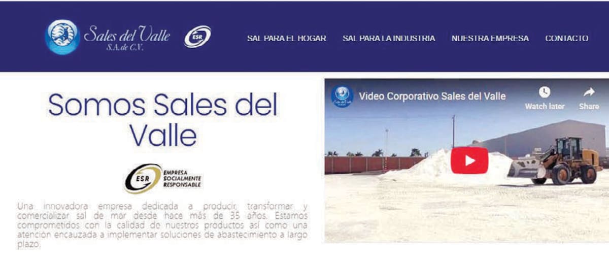 Hace 10 años la compañía Sales del Valle, originaria de Ciudad Obregón, recibió el Premio Sonora a la Filtrantopía en la categoría Empresa.