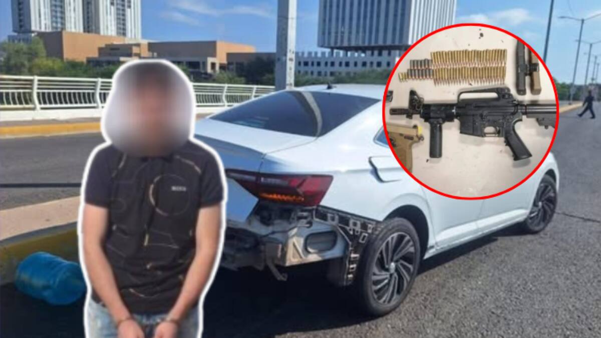 Persecución armada en Culiacán termina con captura de civil: tenía fusil, ponchallantas y vehículo robado
