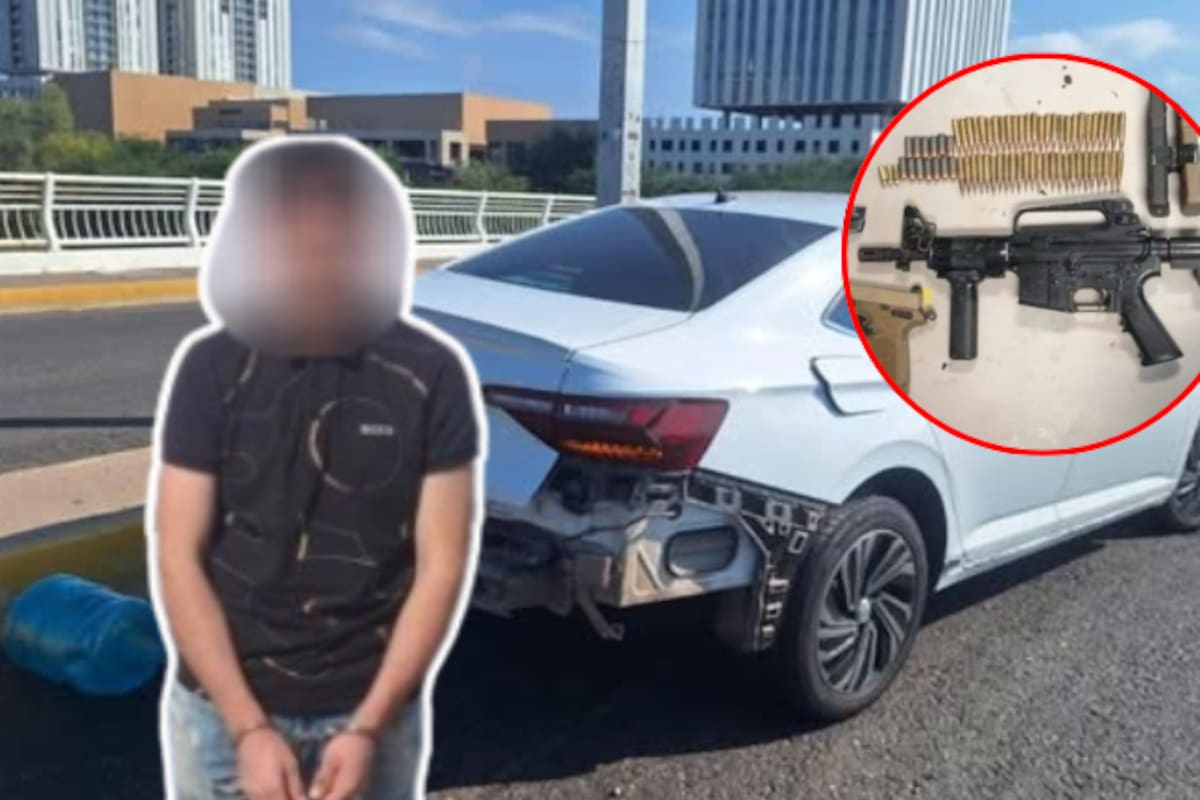 Persecución armada en Culiacán termina con captura de civil: tenía fusil, ponchallantas y vehículo robado