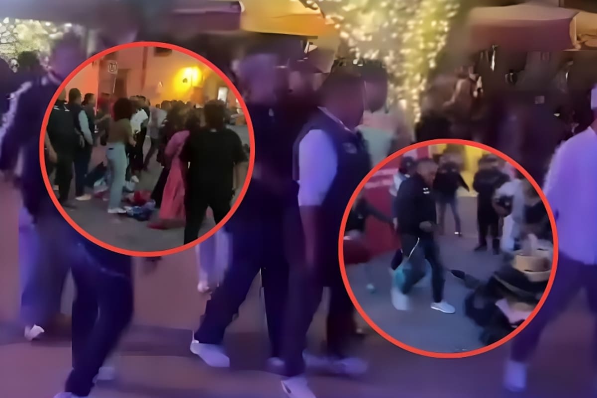 Video muestra inspector pateando a comerciante en el centro histórico de Querétaro; autoridades suspenden agresor pero denuncian ataque a funcionarios