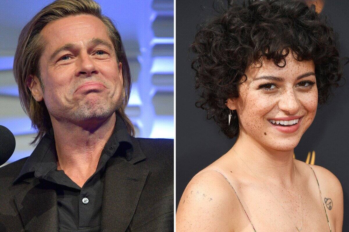 ¿Brad Pitt estrena romance?