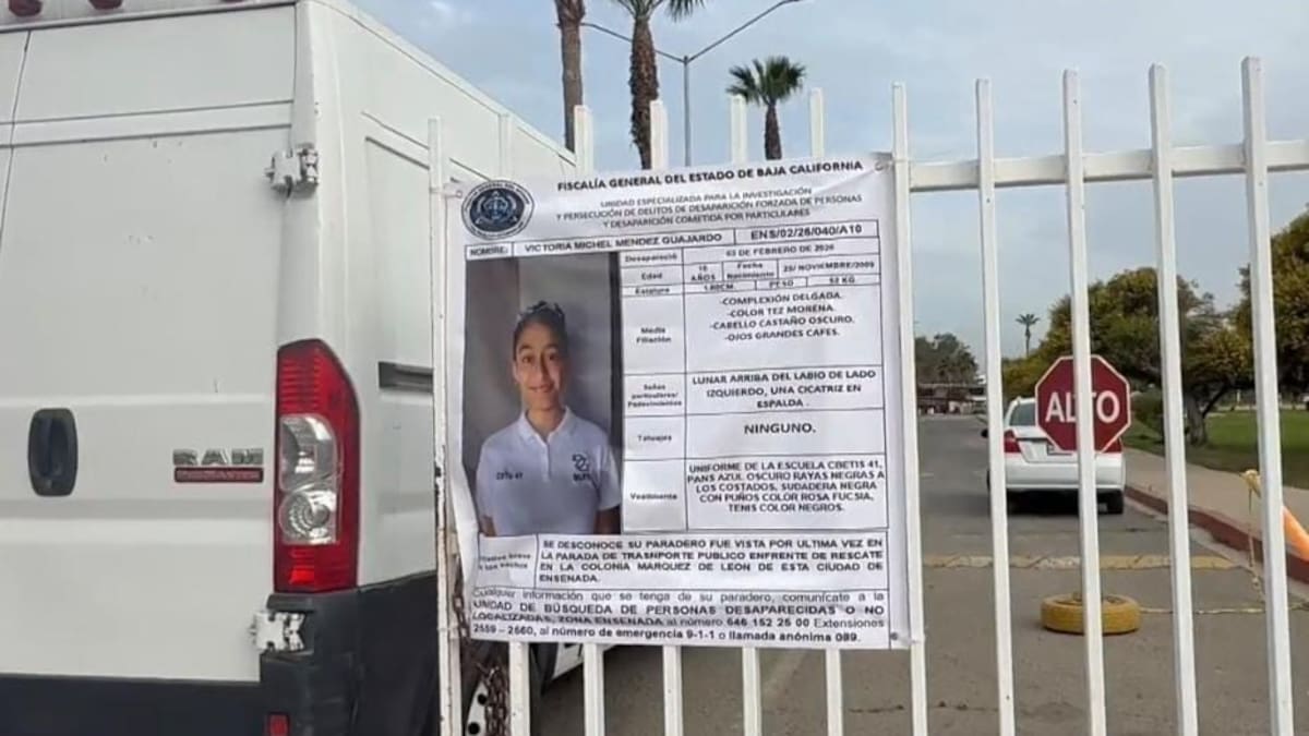 Victoria no llegó a la escuela el día que desapareció