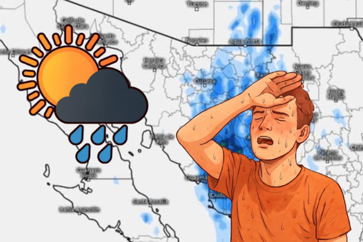 Advertencia climática en Sonora: tormentas eléctricas, calor extremo y frente frío en puerta