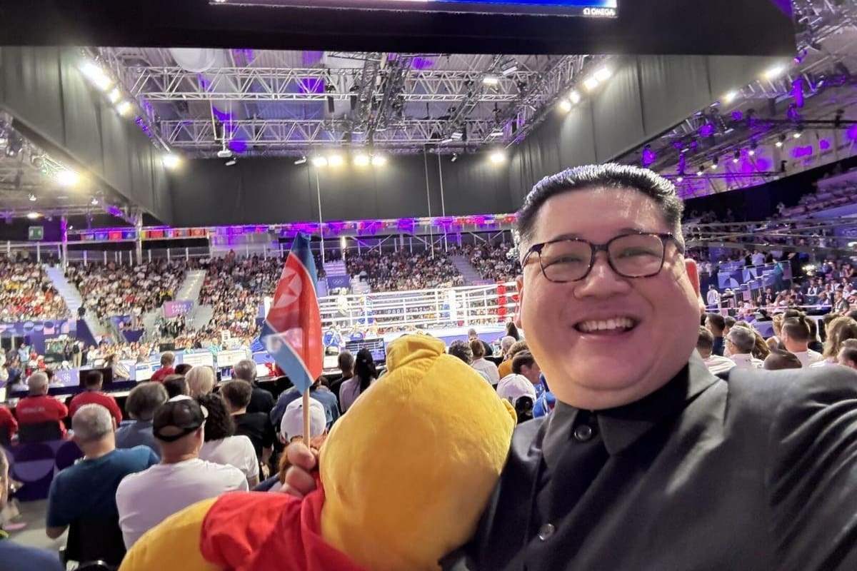 Los impostores olímpicos: Kim Jong Un y Donald Trump falsos robaron escena en París