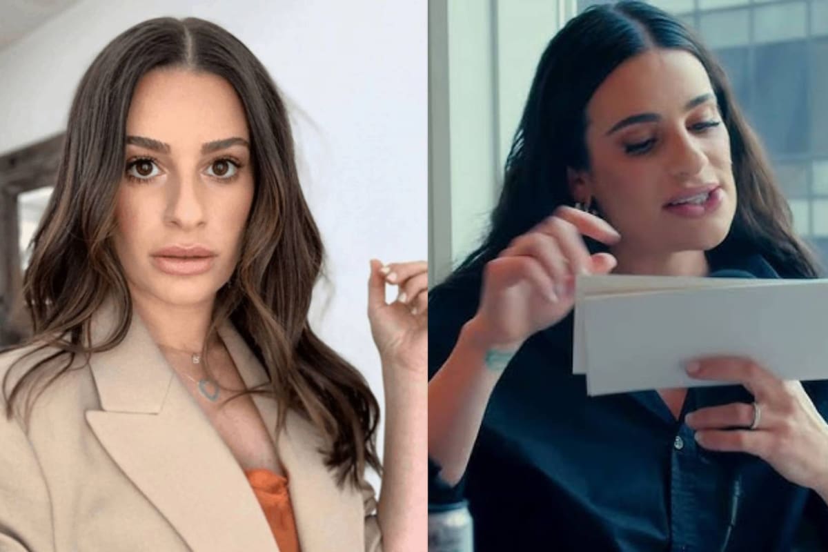 Lea Michele demuestra que sí sabe leer durante podcast