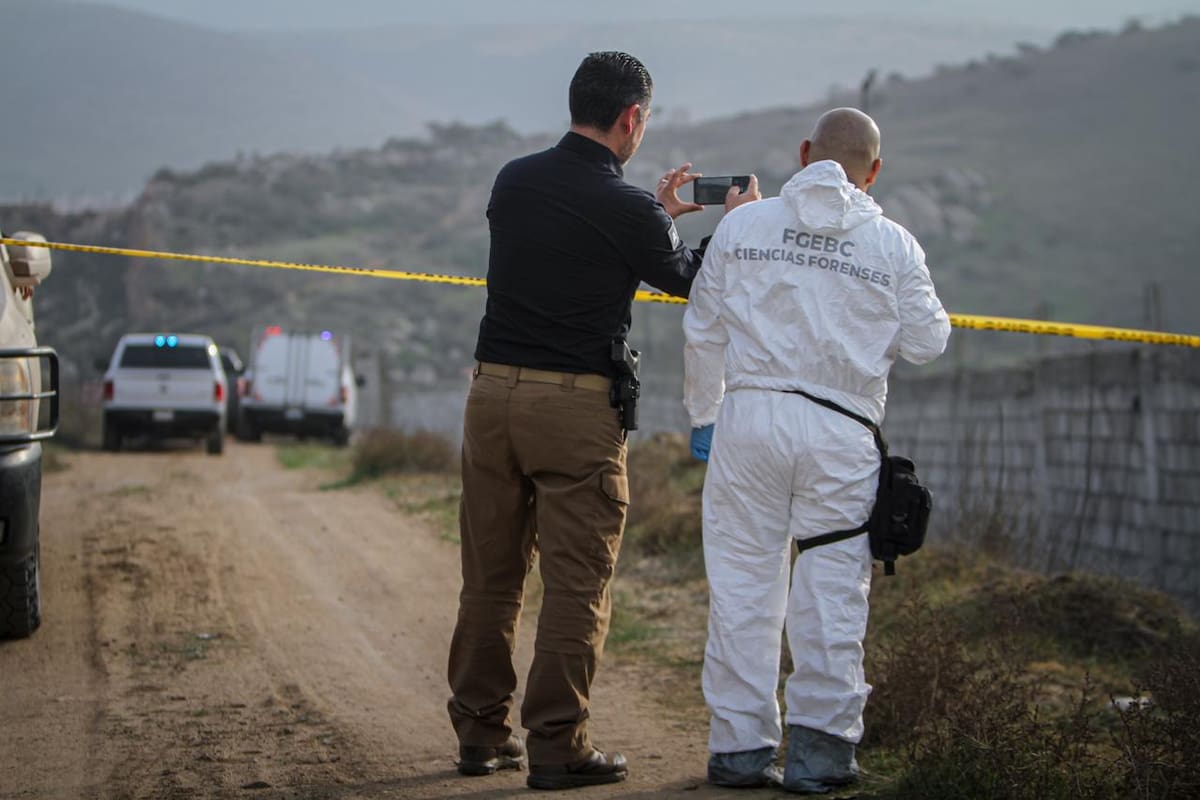 Estaba atada y envuelta en cobijas.Foto: BorderZoom