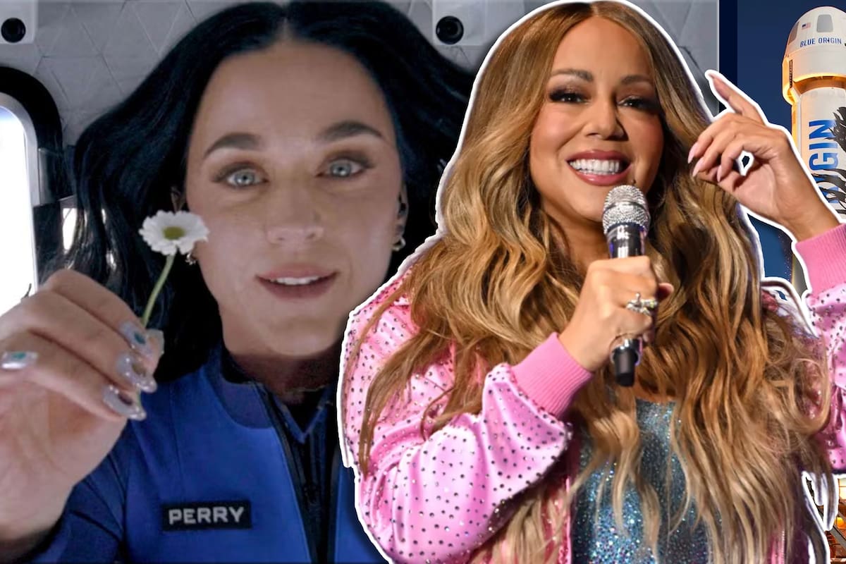 Mariah Carey reacciona a la vez que Katy Perry viajó al espacio hace cuatro meses; “es bastante asombroso”