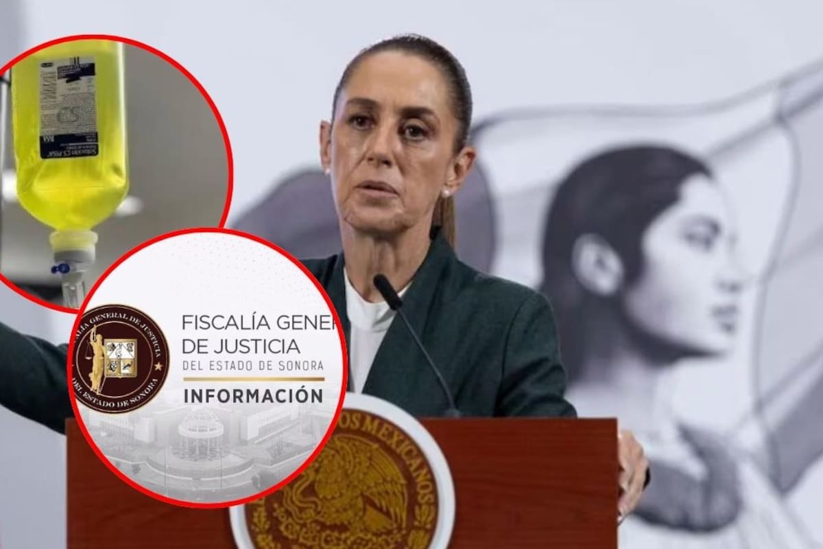 Sheinbaum afirma que Fiscalía de Sonora debe informar sobre resultados de análisis de sueros vitaminados que causaron muerte de ocho personas