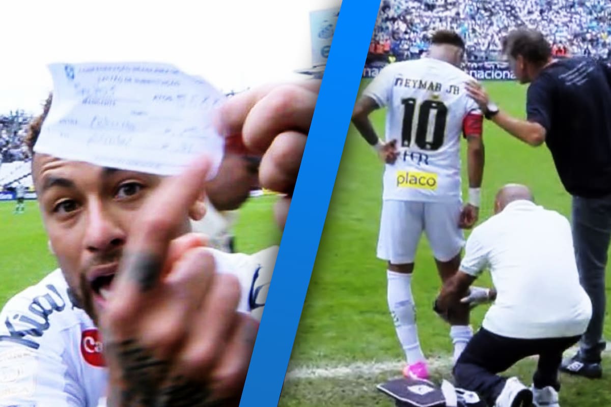 Neymar explota contra árbitros en Brasil tras error en sustitución