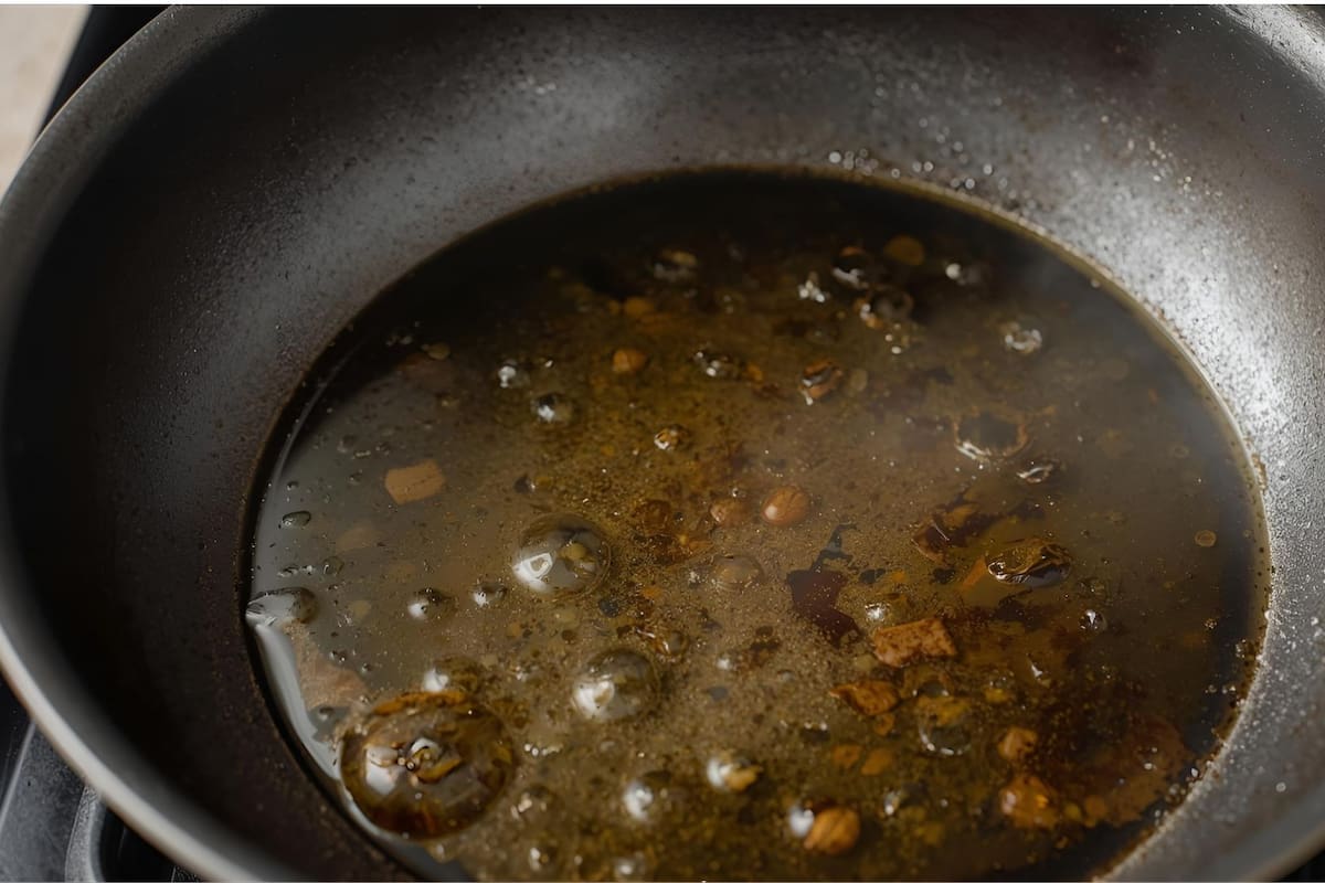 ¿Aceite quemado en tu sartén? La solución está en tu despensa: vinagre blanco